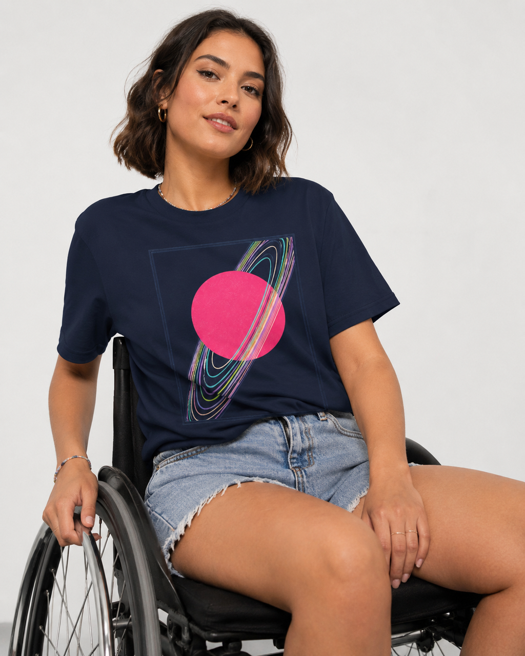 Different Orbit Graphic Shirt- Disability awareness shirt