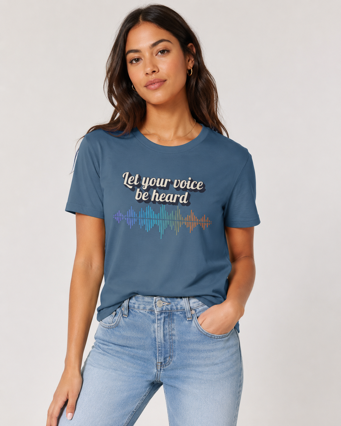Let Your Voice Be Heard Tee communication acceptance tee