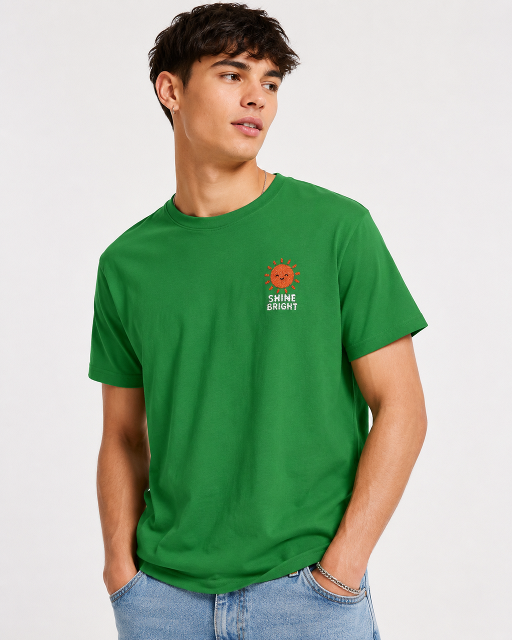 Never too much - Embroidered ASD headphone normalization tee