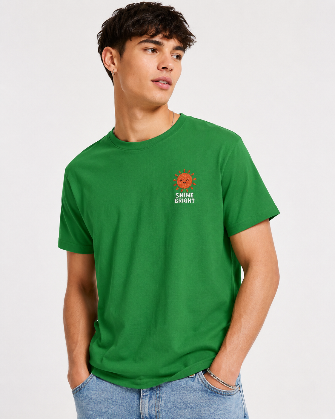 Never too much - Embroidered ASD headphone normalization tee