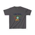 Gray t-shirt with motivational quote on a white background