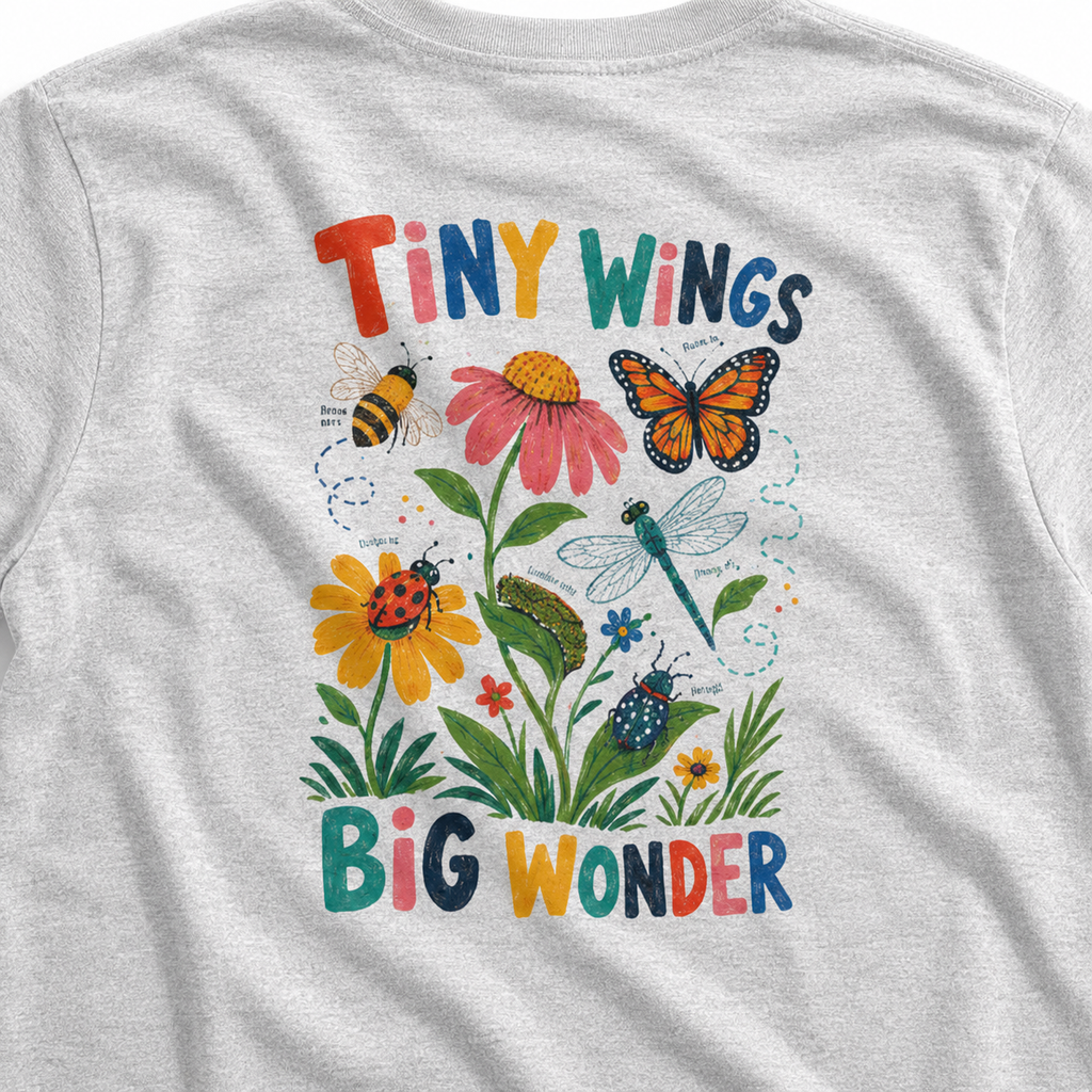 Tiny Wings Big Wonder Kids Tee
