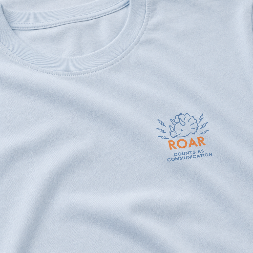 Roar is communication disability awareness tee
