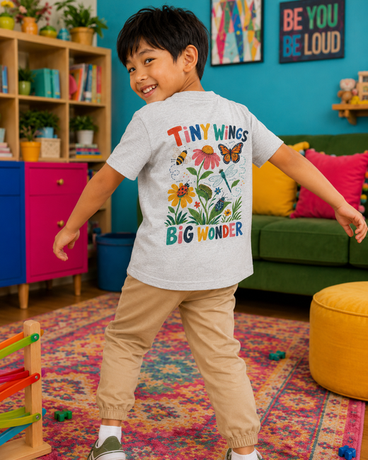 Tiny Wings Big Wonder Kids Tee