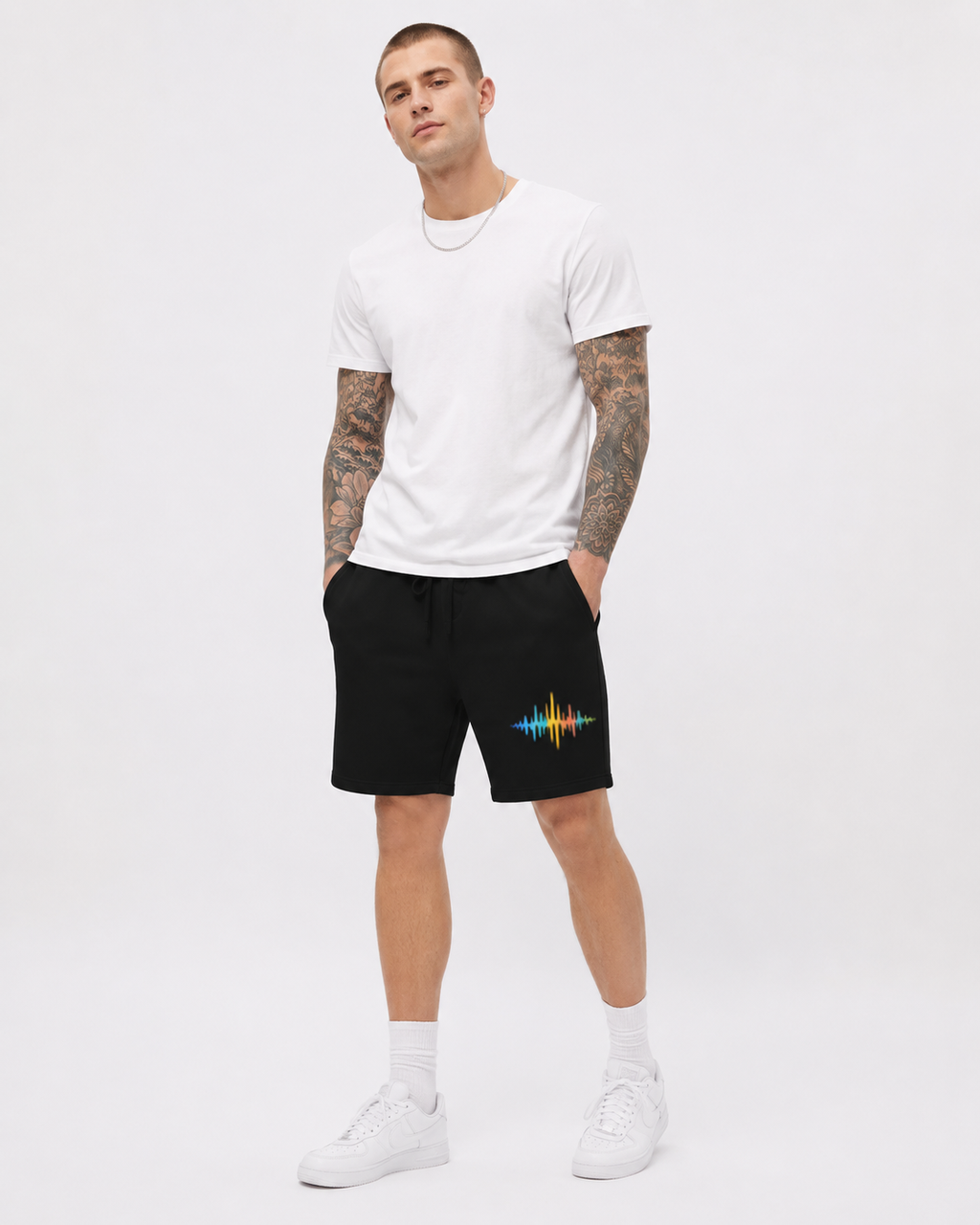 Men's fleece shorts sensory and disability friendly shorts