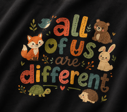 All of Us Are Different Kids Tee