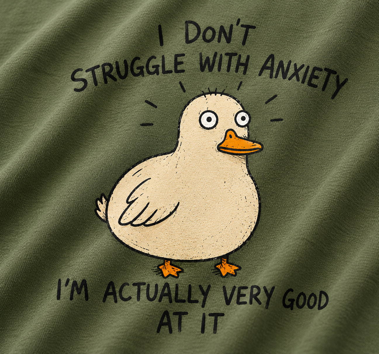 Actually Very Good at Anxiety Duck Tee