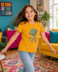 Youth Tee — "Born to Take Up Space" Cute Space Planet Graphic