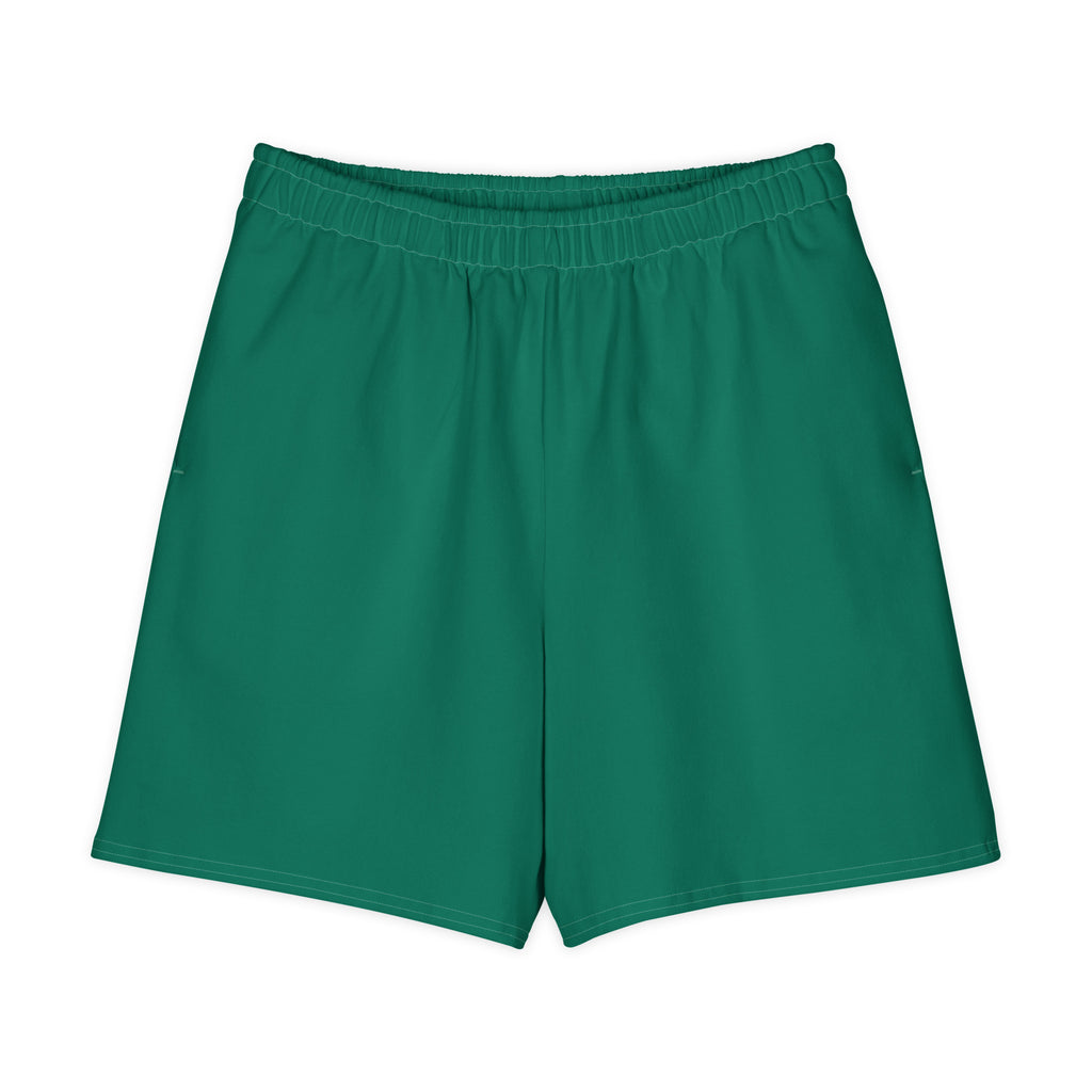 Product mockup male sensory friendly shorts green