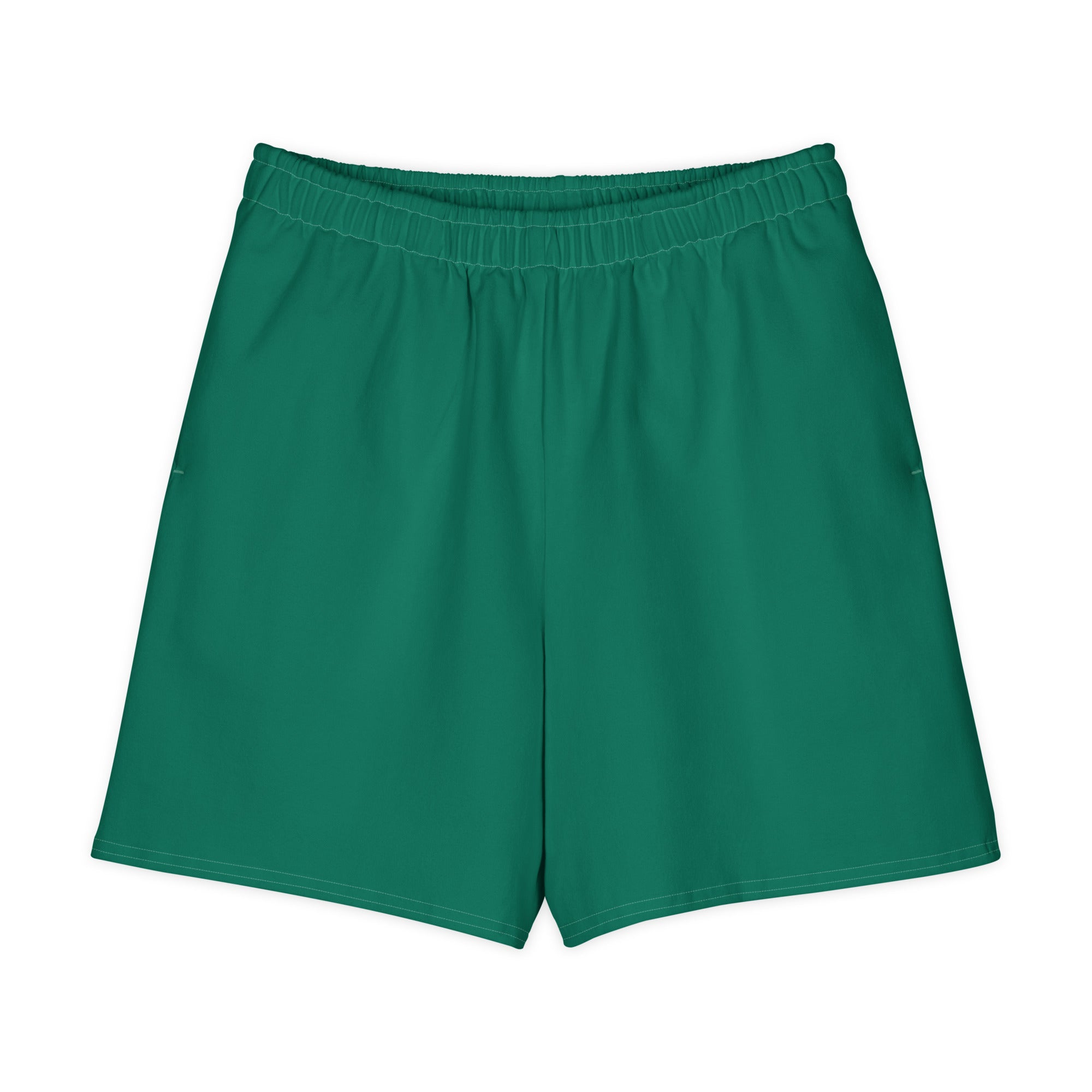 Product mockup male sensory friendly shorts green