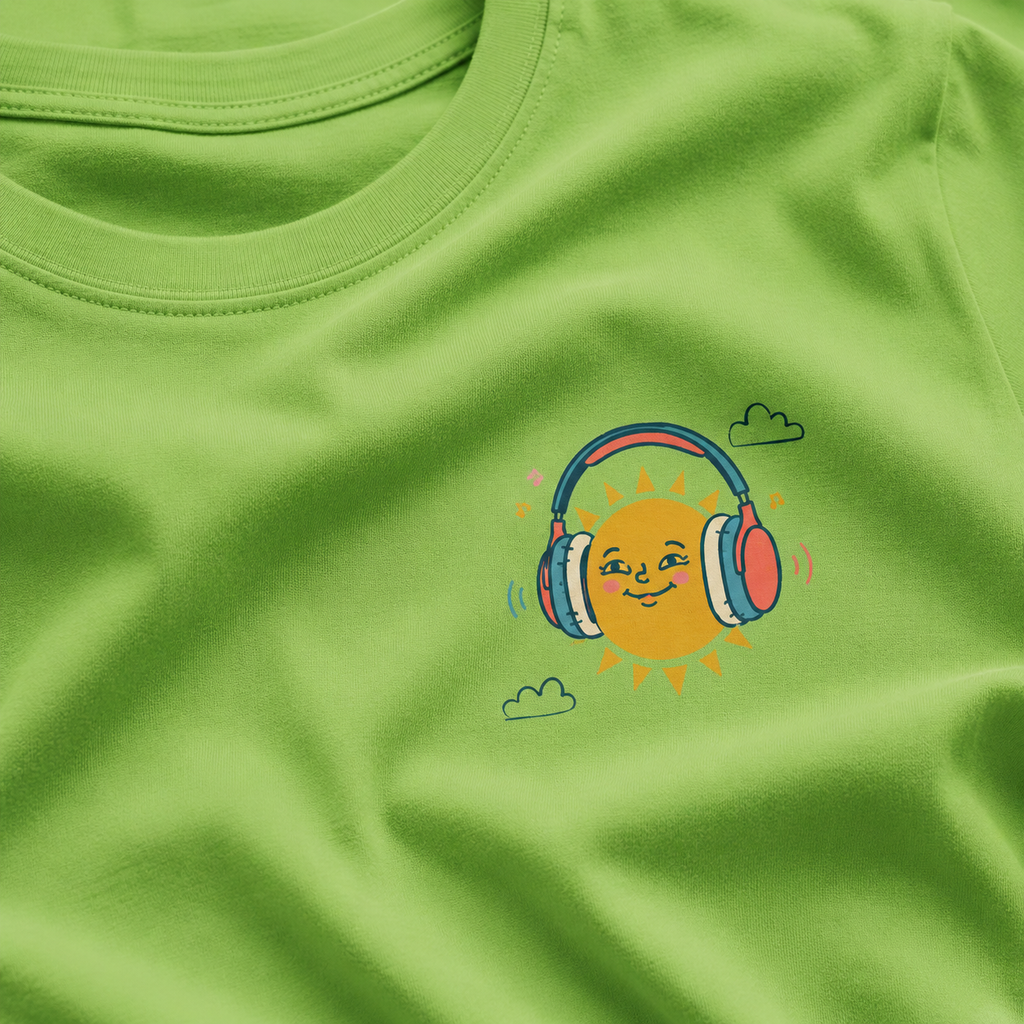 Sunny Headphones Everyday Tee