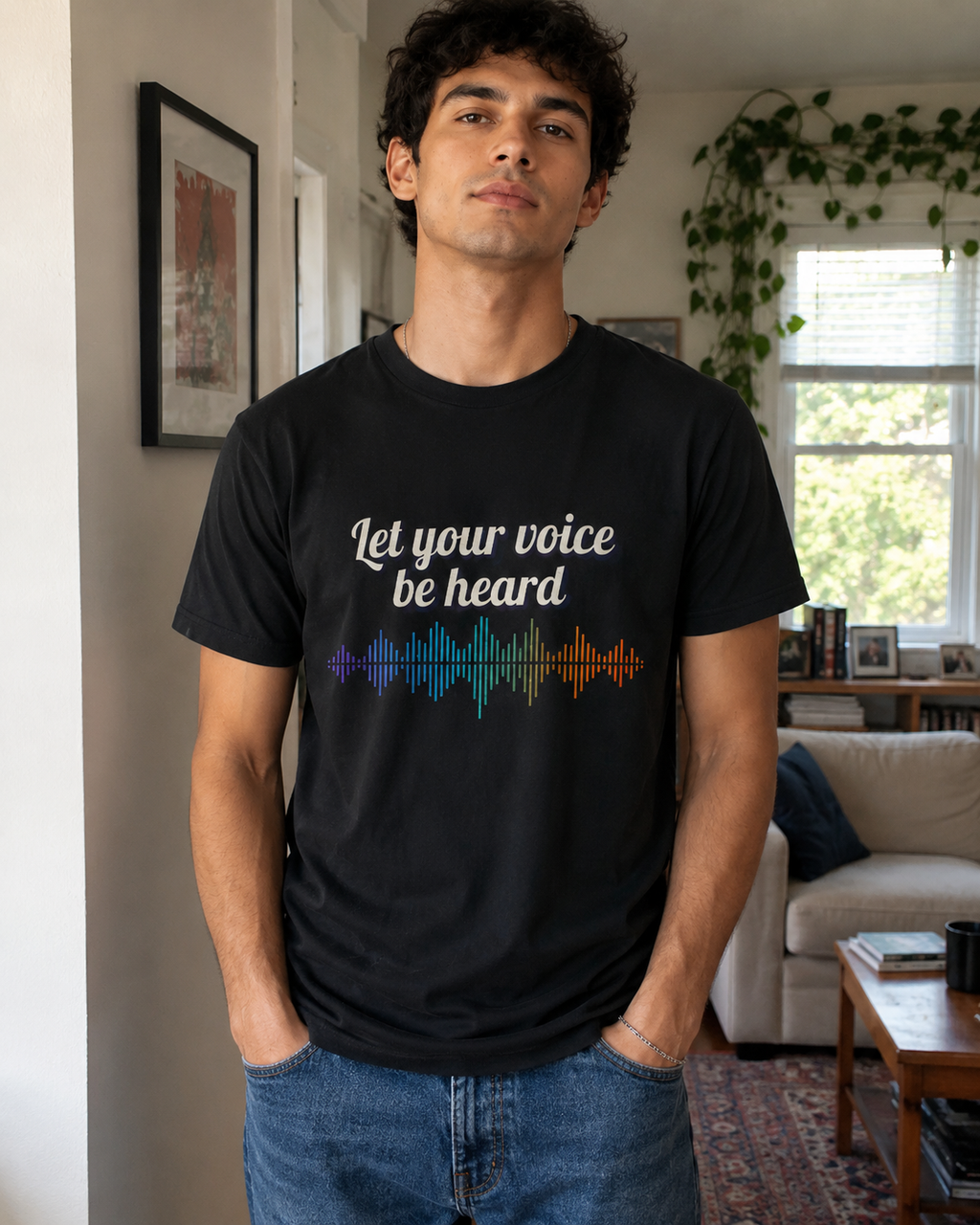 Let Your Voice Be Heard Soundwave Tee