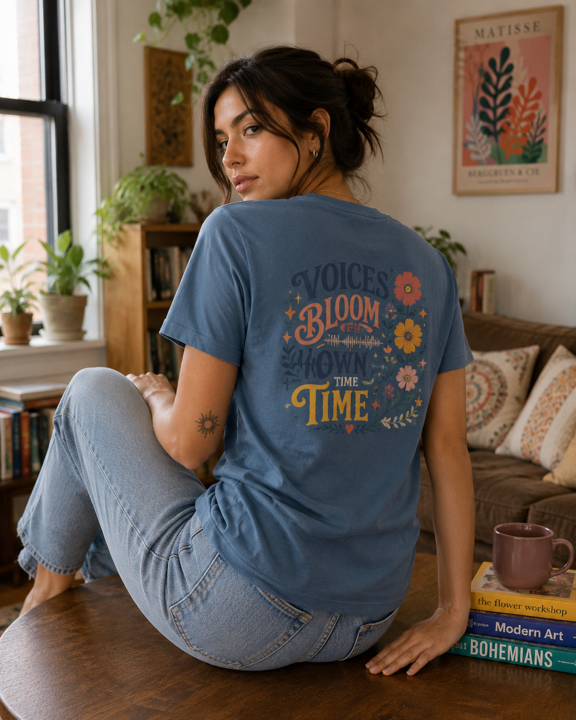 Voices Bloom in Their Own Time Tee